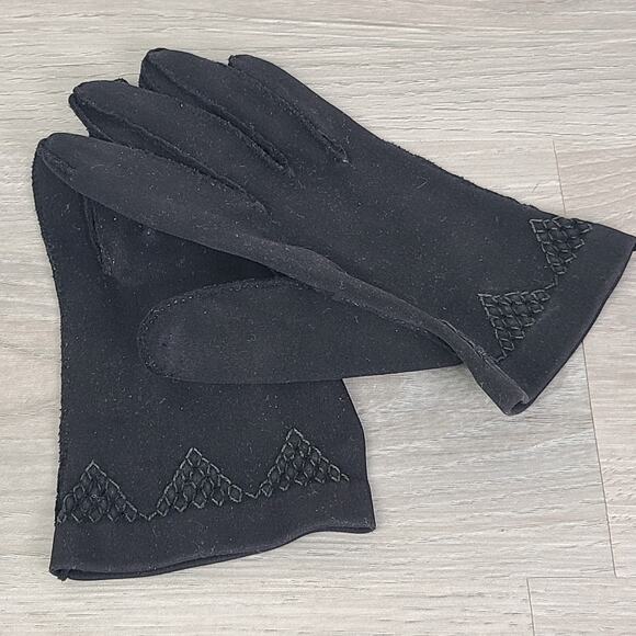 Crescendoe Women's Leather Driving Gloves Size 7 Brown Black Bundle Vtg - Picture 10 of 10
